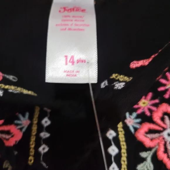 Girls Justice Boho Tank Dress Sz 14 Plus NWT - Picture 5 of 5